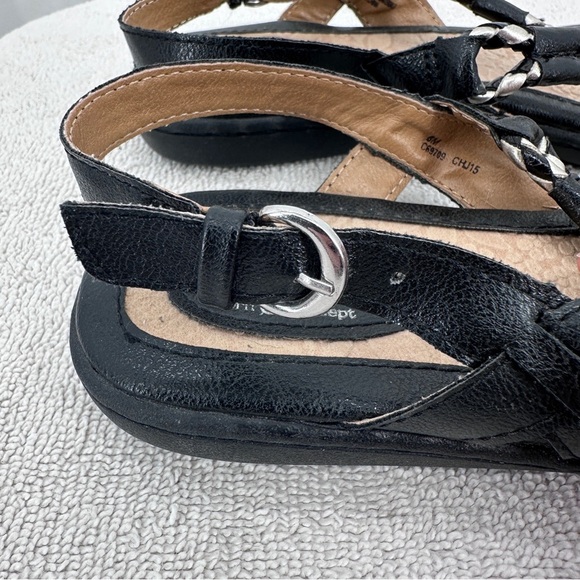 BOC Womens Sandals 8M Black Buckle Strap New - Picture 6 of 8